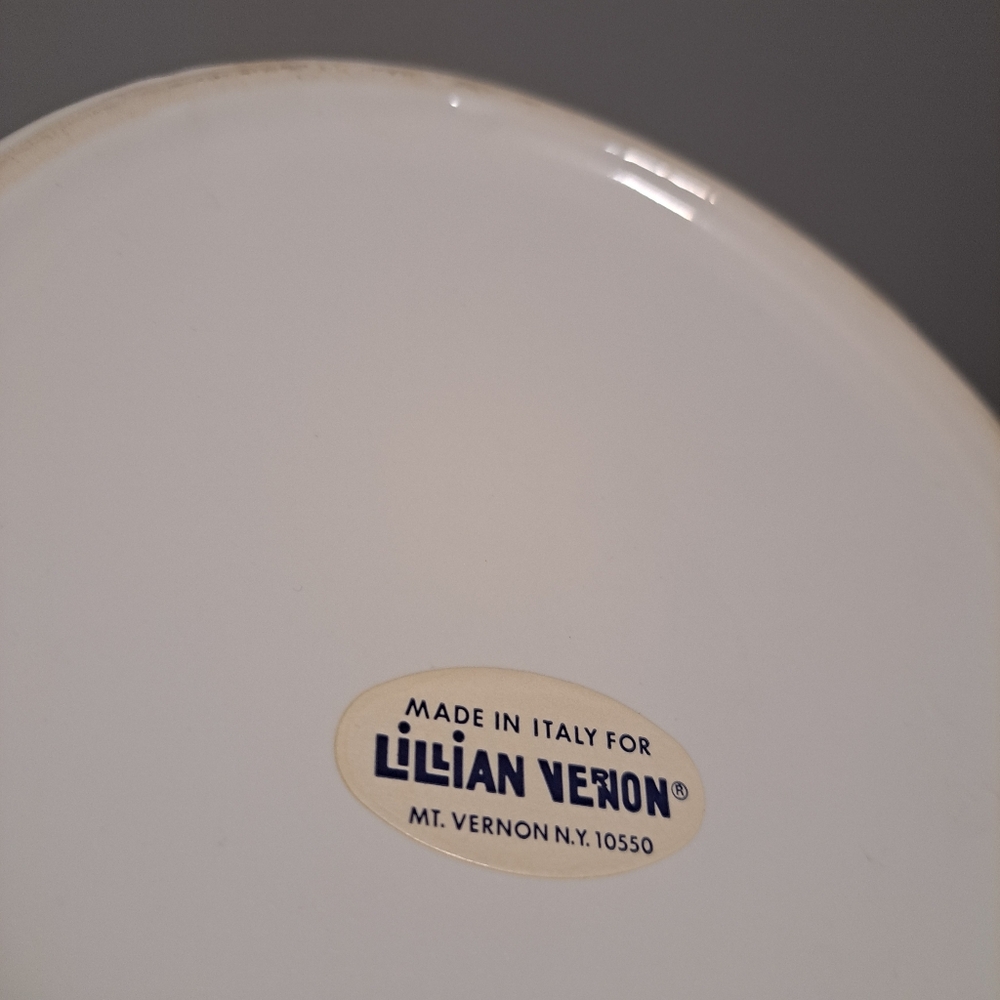 VTG LILLIAN VERNON 1983 MERRY CHRISTMAS PITCHER - CERAMIC MADE IN ITALY - Picture 5 of 6